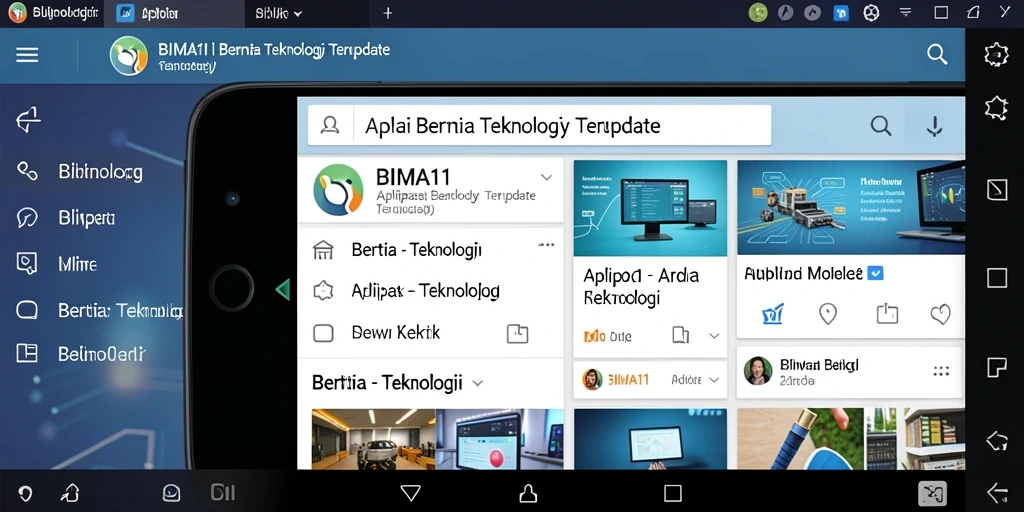 Tampilan antarmuka BIMA11 yang modern dan fungsional.