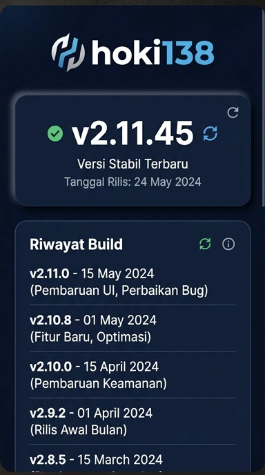 Riwayat Versi hoki138: Pembaruan Terbaru untuk Pengguna Android